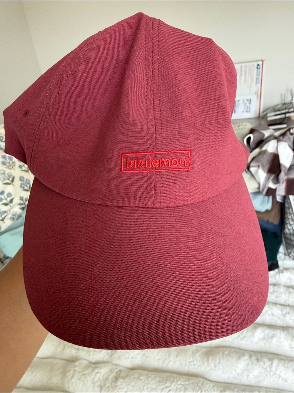 lululemon athletica Burgundy Adjustable Baseball Cap